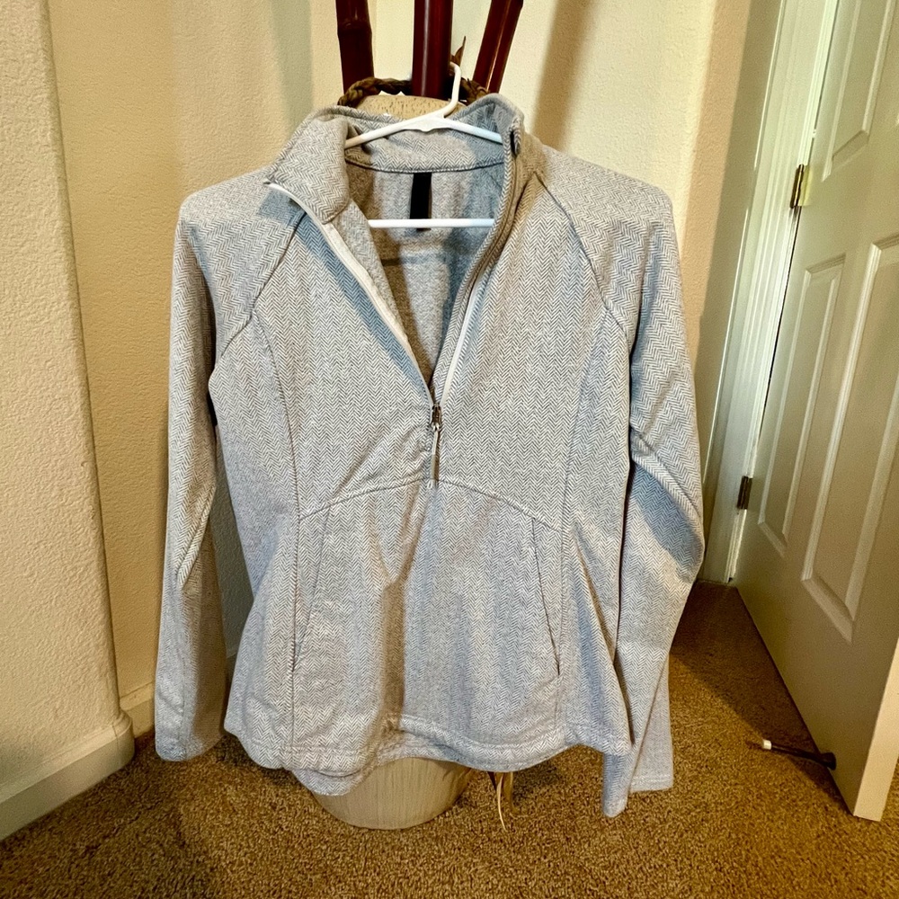 Kyodan Herringbone Patterned Pullover - image 1